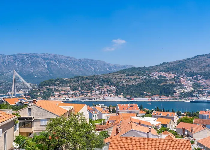 The Panoramic View Penthouse Sweet Petite Lejlighed Dubrovnik