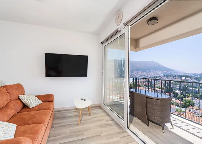 Appartement The Panoramic View Penthouse Sweet Petite With Private Parking Dubrovnik