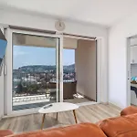 דירה The Panoramic View Penthouse Sweet Petite With Private Parking