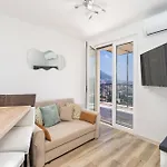 The Panoramic View Penthouse Sweet Petite With Private Parking Dubrownik